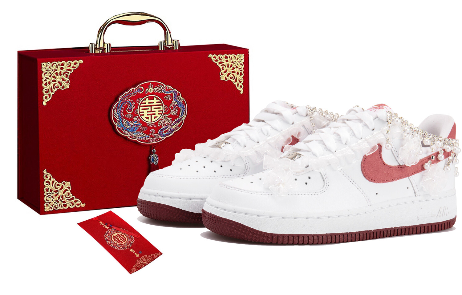Кроссовки Nike Air Force 1 Skateboarding Shoes Women's Low-top White/red, белый/красный
Кроссовки Nike Air Force 1 Skateboarding Shoes Women's Low-top White/red, белый/красный