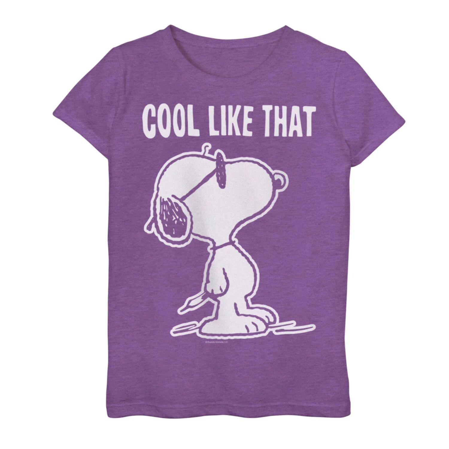 Футболка Peanuts для девочек 7–16 лет с рисунком Snoopy "Cool Like That" Licensed Character
Футболка Peanuts для девочек 7–16 лет с рисунком Snoopy "Cool Like That" Licensed Character