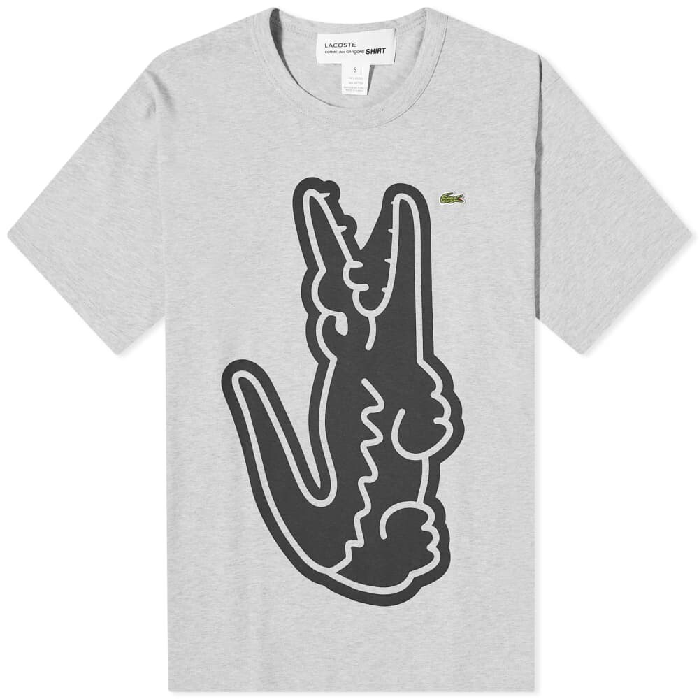 Comme des Garçons SHIRT x Lacoste Футболка с вертикальной крокодиловой тканью
Comme des Garçons SHIRT x Lacoste Футболка с вертикальной крокодиловой тканью