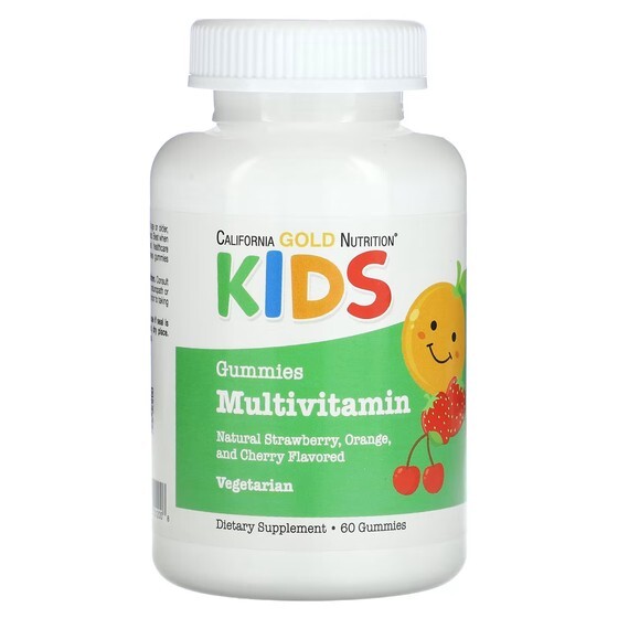Мультивитамины California Gold Nutrition для детей для детей со вкусом клубники, апельсина и вишни, 60 жевательных конфет
Мультивитамины California Gold Nutrition для детей для детей со вкусом клубники, апельсина и вишни, 60 жевательных конфет