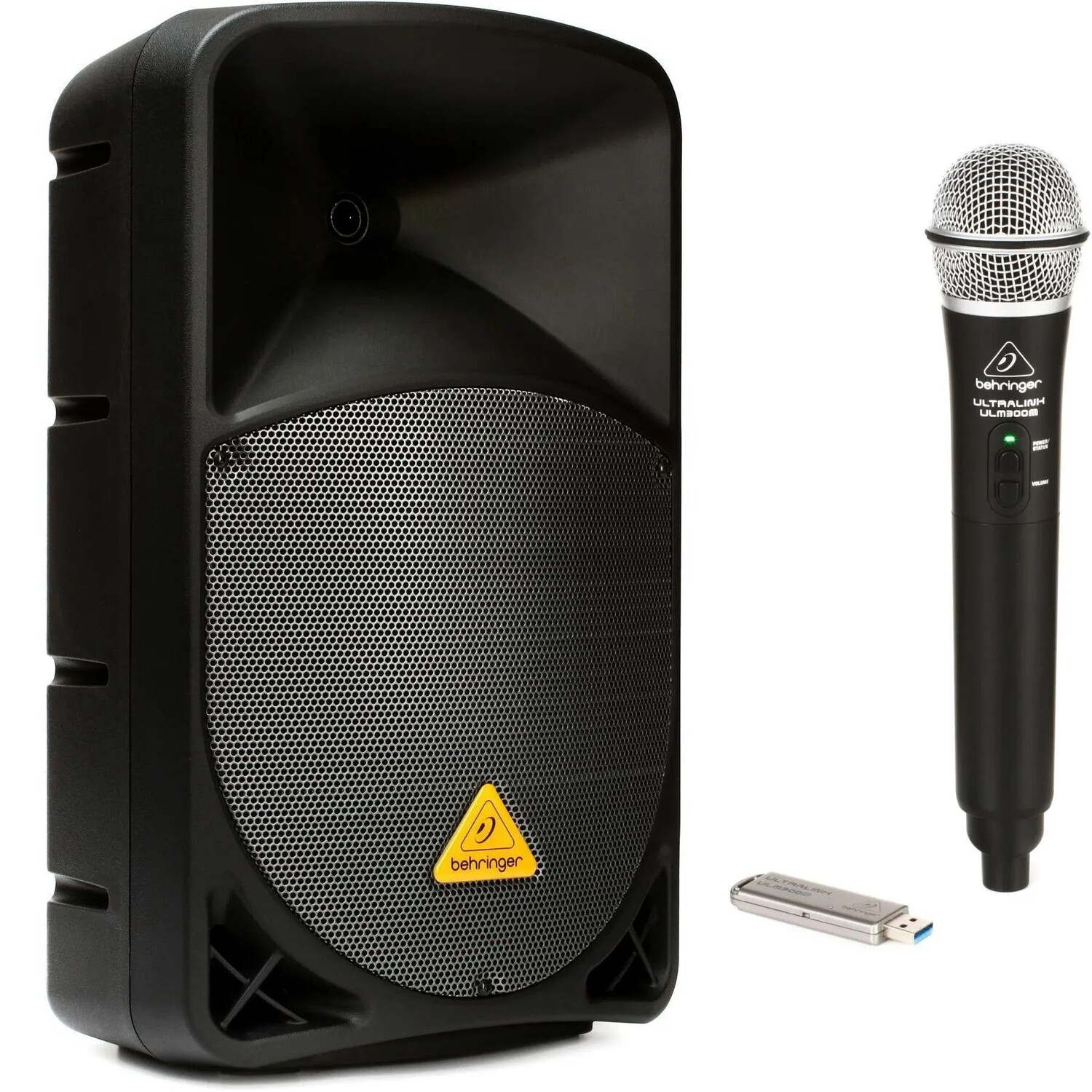 Behringer Eurolive B112W 1000 Вт 12-дюймовый активный динамик и беспроводная микрофонная система ULM300USB
Behringer Eurolive B112W 1000 Вт 12-дюймовый активный динамик и беспроводная микрофонная система ULM300USB
