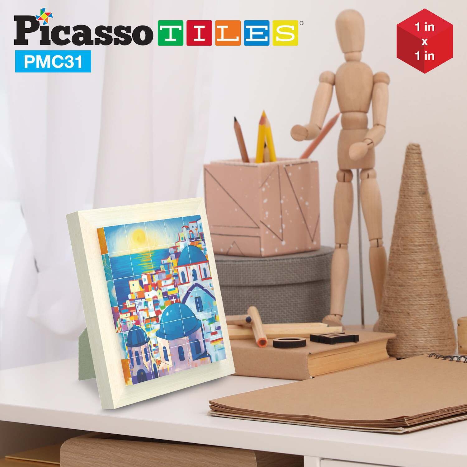 30 частей 6-в-1 всемирно известных пазлов-пазлов с магнитными кубиками Picassotiles
30 частей 6-в-1 всемирно известных пазлов-пазлов с магнитными кубиками Picassotiles