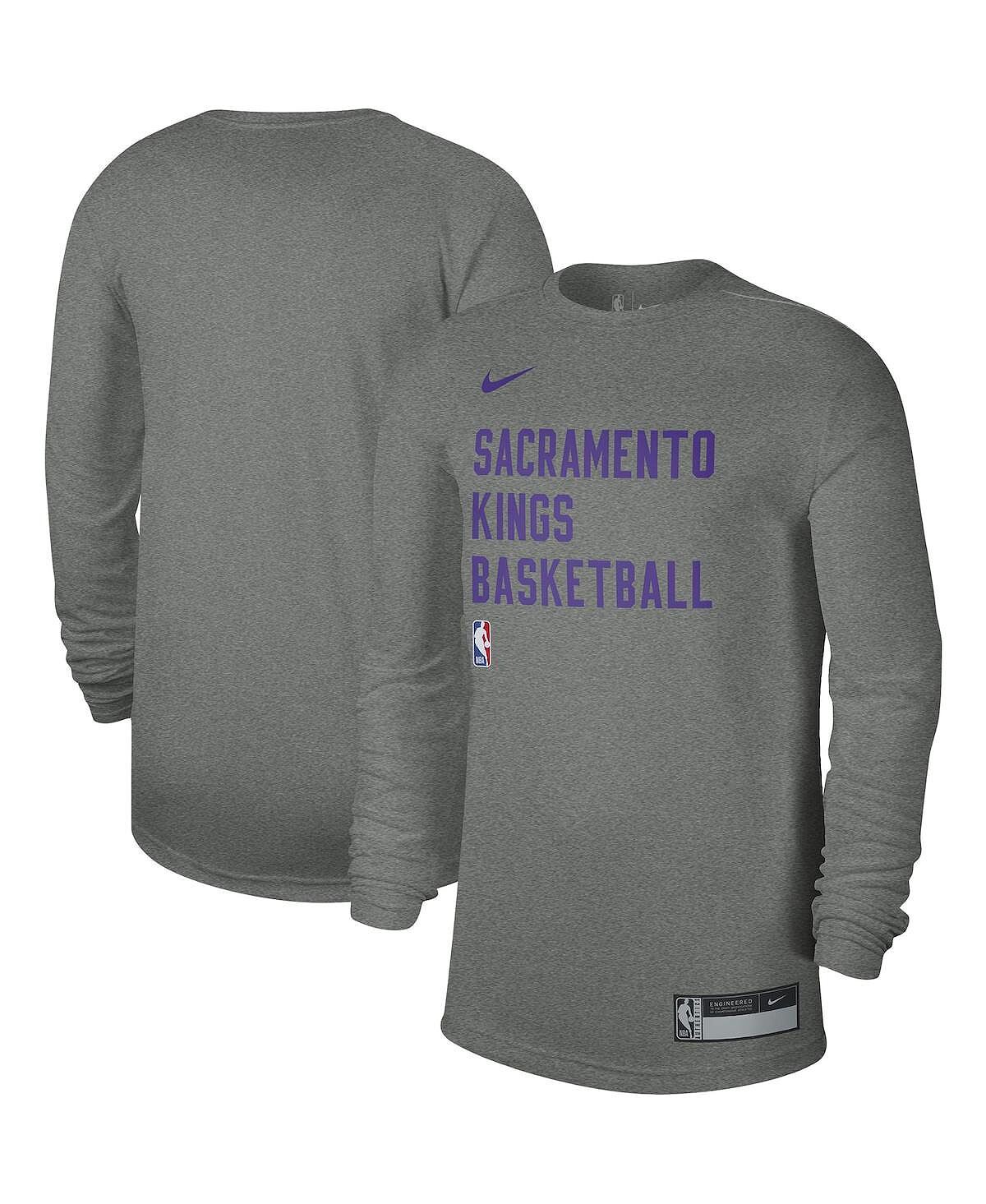 Мужская и женская футболка Heather Grey Sacramento Kings 2023 Legend On-Court Practice с длинным рукавом Nike
Мужская и женская футболка Heather Grey Sacramento Kings 2023 Legend On-Court Practice с длинным рукавом Nike