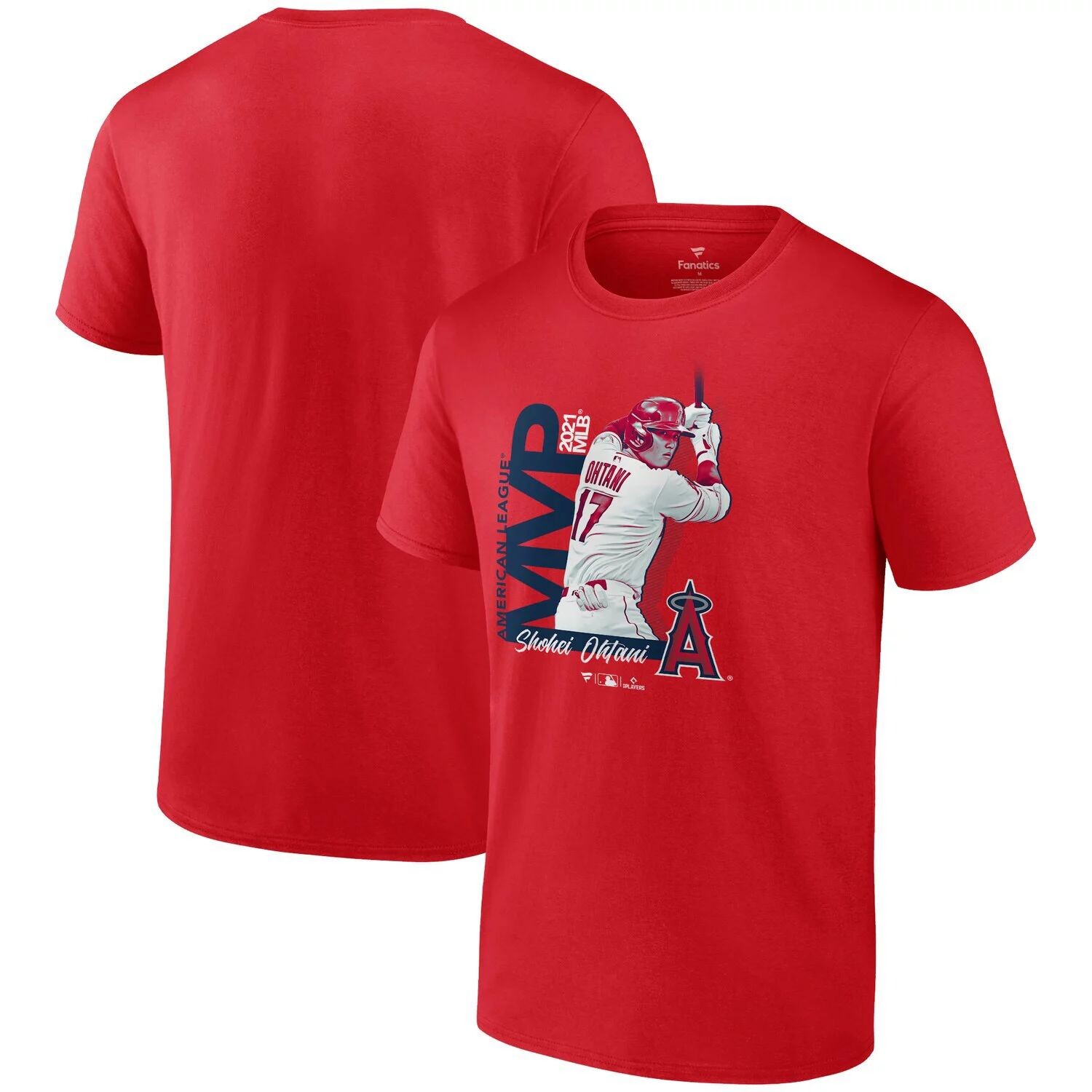 Мужская красная футболка Shohei Ohtani с логотипом Los Angeles Angels 2021 AL MVP Big & Tall Fanatics, Красный
Мужская красная футболка Shohei Ohtani с логотипом Los Angeles Angels 2021 AL MVP Big & Tall Fanatics, Красный