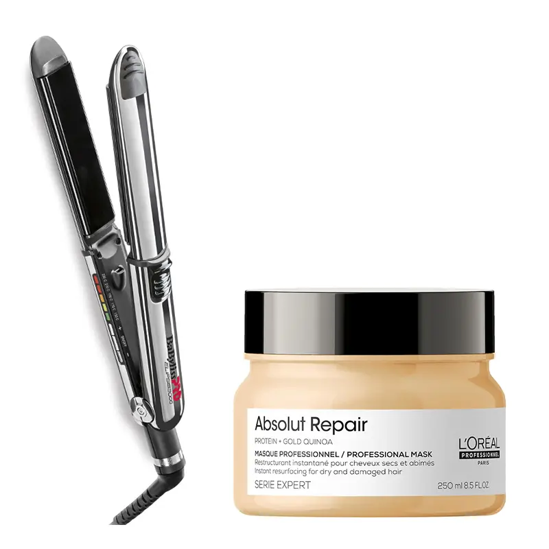 Комплект: выпрямитель для волос 31мм - черный Babyliss Pro Elipsis And Absolut Repair, 250 мл
Комплект: выпрямитель для волос 31мм - черный Babyliss Pro Elipsis And Absolut Repair, 250 мл