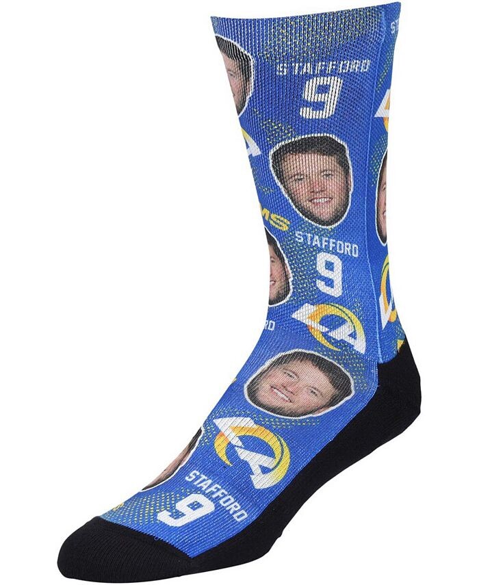 Мужские носки Matthew Stafford Los Angeles Rams Football Guy Multi Crew Rock 'Em, мультиколор
Мужские носки Matthew Stafford Los Angeles Rams Football Guy Multi Crew Rock 'Em, мультиколор