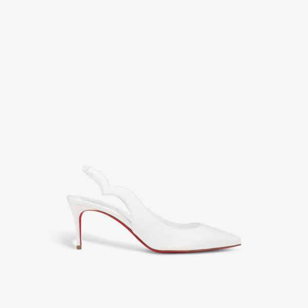 Кожаные туфли на каблуке с пяткой hot chick 70 Christian Louboutin, цвет bianco
Кожаные туфли на каблуке с пяткой hot chick 70 Christian Louboutin, цвет bianco