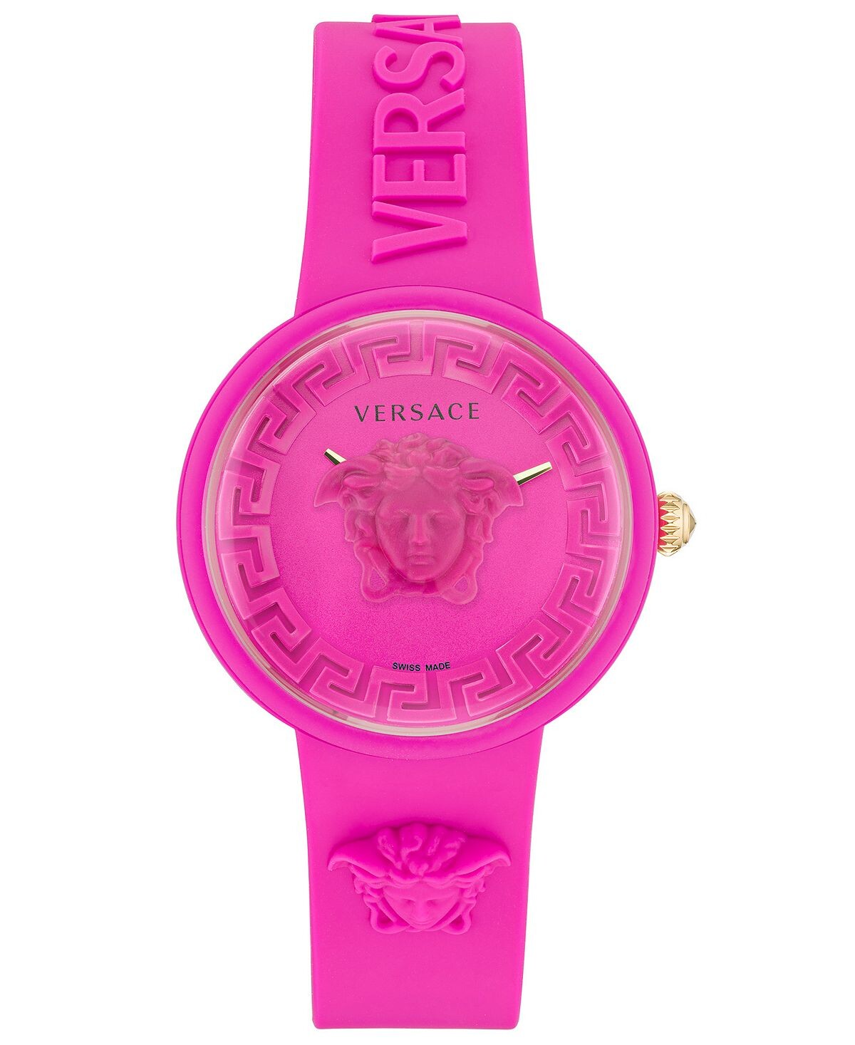 Женские швейцарские часы Medusa Pop с розовым силиконовым ремешком, 39 мм Versace, розовый
Женские швейцарские часы Medusa Pop с розовым силиконовым ремешком, 39 мм Versace, розовый