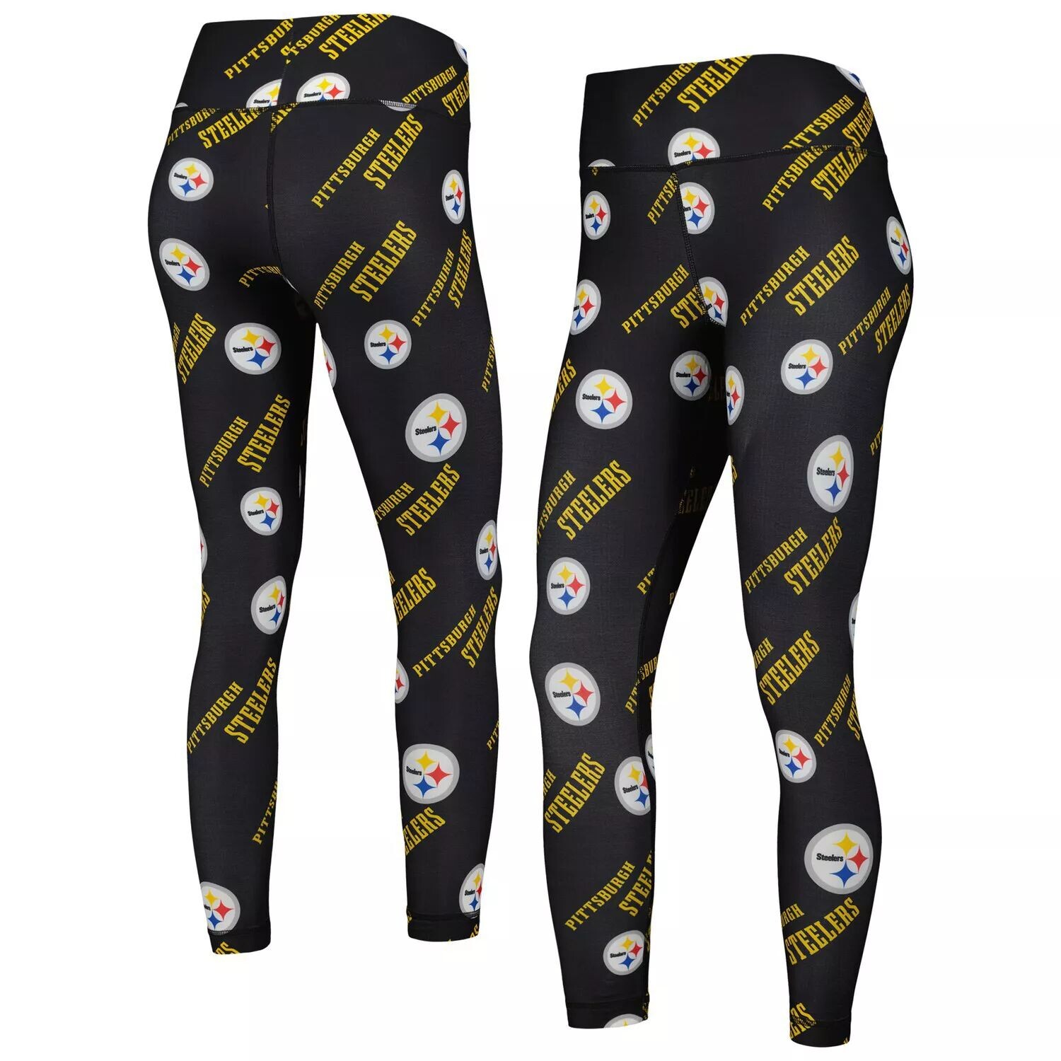 Женские спортивные леггинсы Concepts, черные леггинсы Pittsburgh Steelers с революционным принтом
Женские спортивные леггинсы Concepts, черные леггинсы Pittsburgh Steelers с революционным принтом