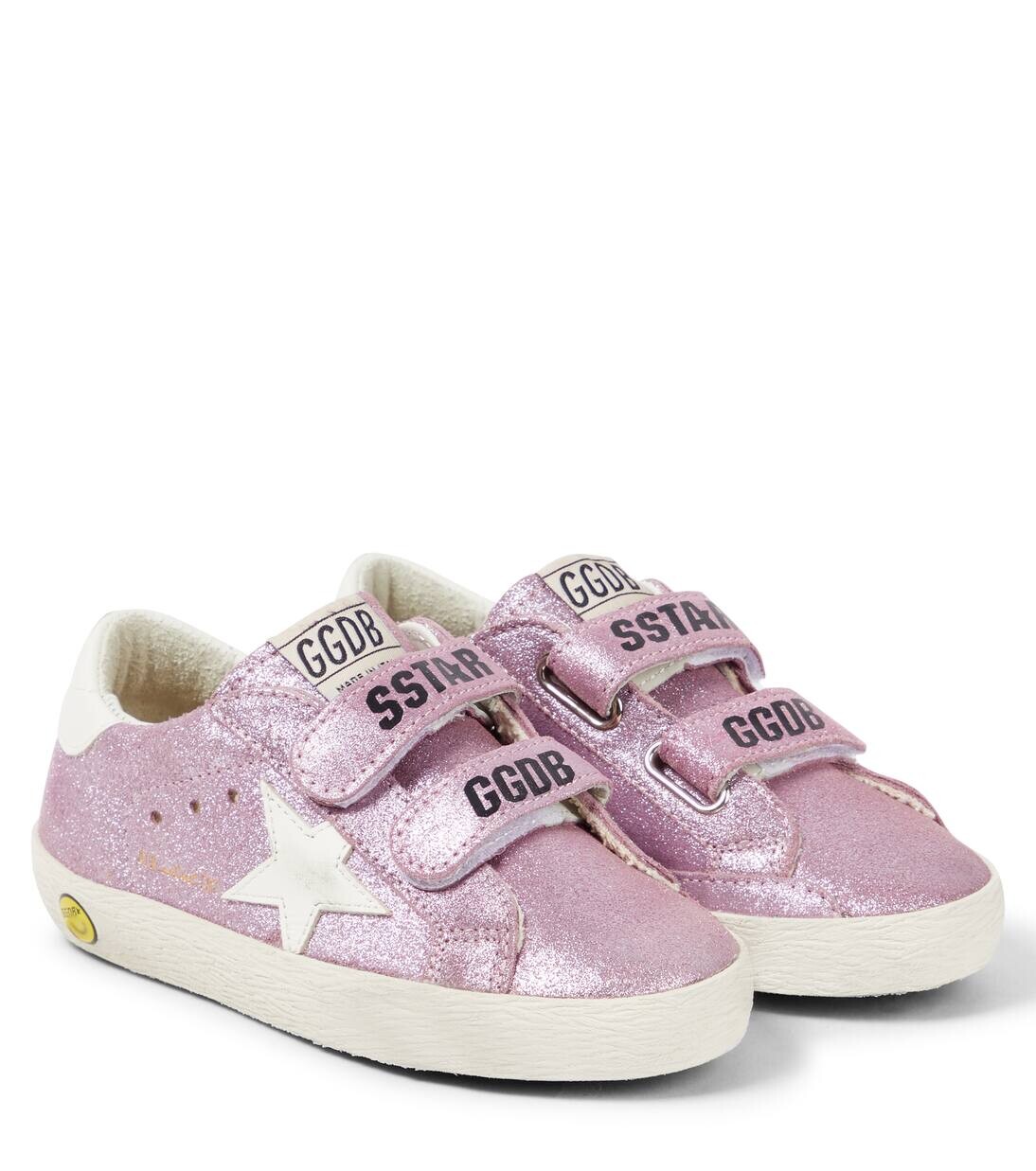 Кроссовки Old School из металлизированной замши Golden Goose Kids, цвет pink/white
Кроссовки Old School из металлизированной замши Golden Goose Kids, цвет pink/white