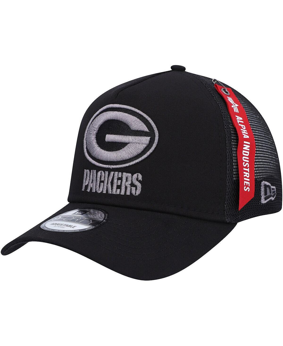 Мужская кепка Trucker Snapback Black Green Bay Packers A-Frame 9FORTY x Alpha Industries New Era
Мужская кепка Trucker Snapback Black Green Bay Packers A-Frame 9FORTY x Alpha Industries New Era