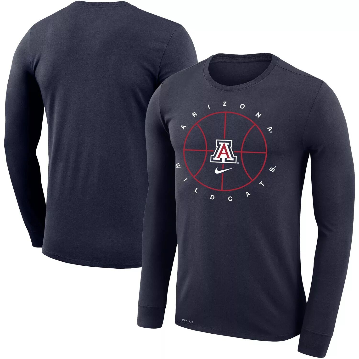 Мужская темно-синяя футболка с длинным рукавом Arizona Wildcats Basketball Icon Legend Performance Nike
Мужская темно-синяя футболка с длинным рукавом Arizona Wildcats Basketball Icon Legend Performance Nike