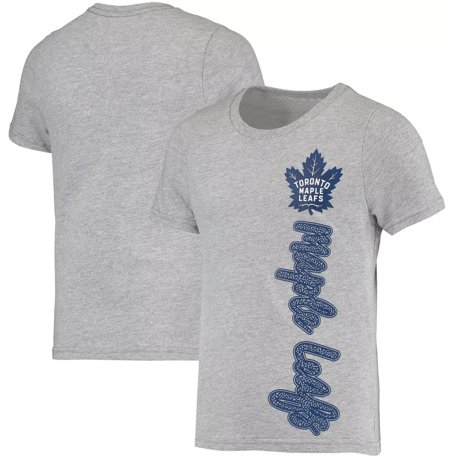 Молодежная серая футболка Toronto Maple Leafs с синельным рисунком для девочек Outerstuff
Молодежная серая футболка Toronto Maple Leafs с синельным рисунком для девочек Outerstuff