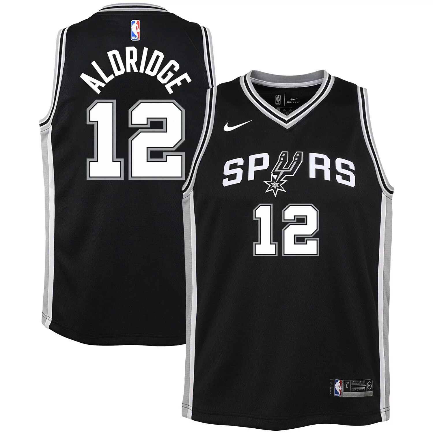 Молодежная футболка Nike LaMarcus Aldridge Black San Antonio Spurs 2020/21 Swingman — Icon Edition Nike
Молодежная футболка Nike LaMarcus Aldridge Black San Antonio Spurs 2020/21 Swingman — Icon Edition Nike