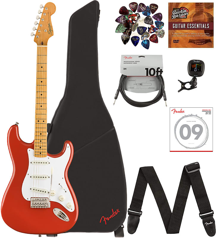 Электрогитара Fender Squier Classic Vibe '50s Stratocaster - Fiesta Red w/ Gig Bag
Электрогитара Fender Squier Classic Vibe '50s Stratocaster - Fiesta Red w/ Gig Bag