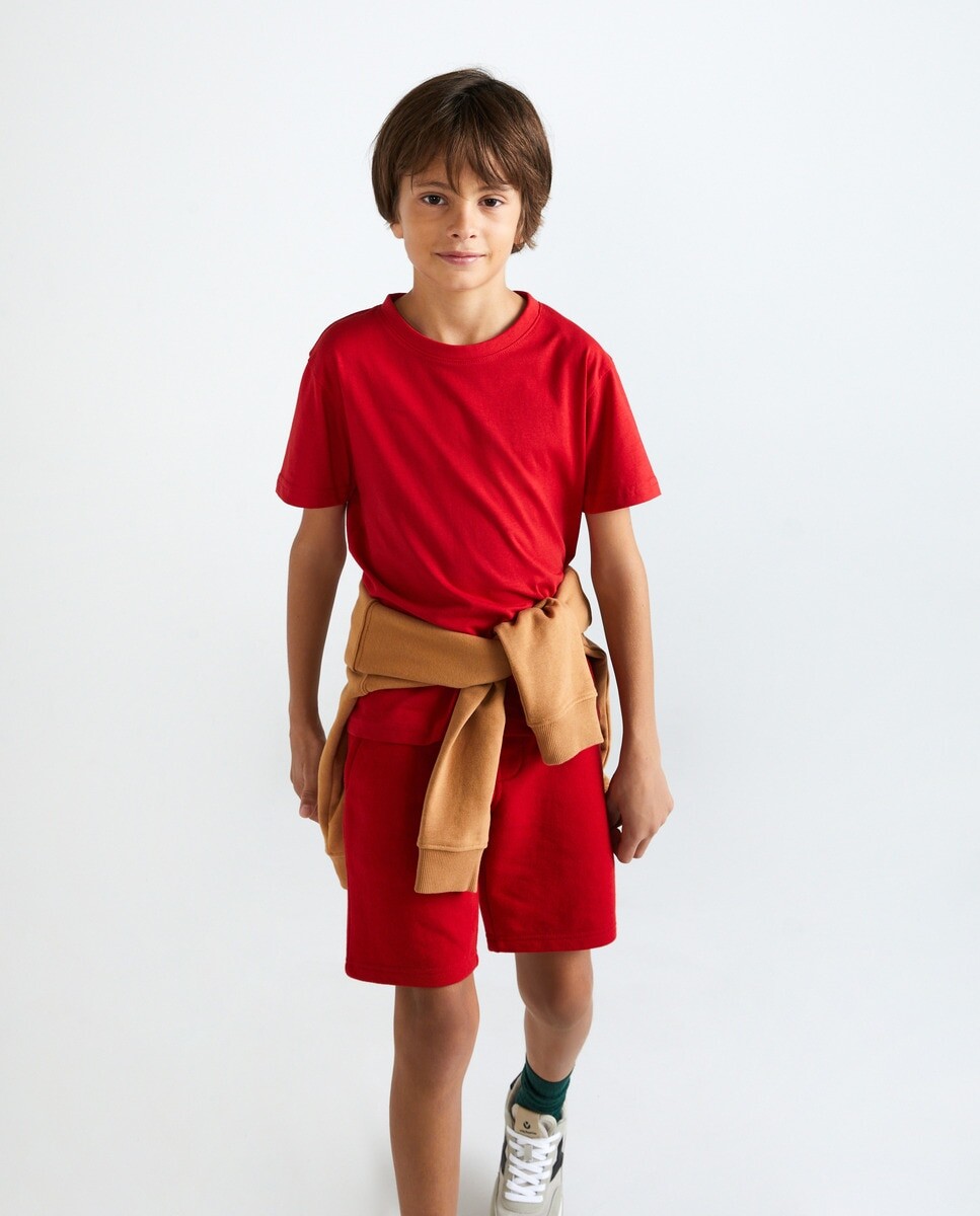 Однотонная футболка для мальчика с короткими рукавами Kids El Corte Inglés, красный
Однотонная футболка для мальчика с короткими рукавами Kids El Corte Inglés, красный