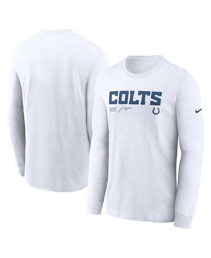 Мужская белая футболка с длинным рукавом Indianapolis Colts Infograph Lock Up Performance Nike, белый
Мужская белая футболка с длинным рукавом Indianapolis Colts Infograph Lock Up Performance Nike, белый