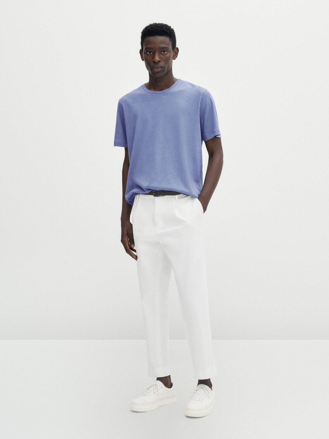 Футболка из смешанного льна и хлопка с коротким рукавом Massimo Dutti, глубокий синий
Футболка из смешанного льна и хлопка с коротким рукавом Massimo Dutti, глубокий синий