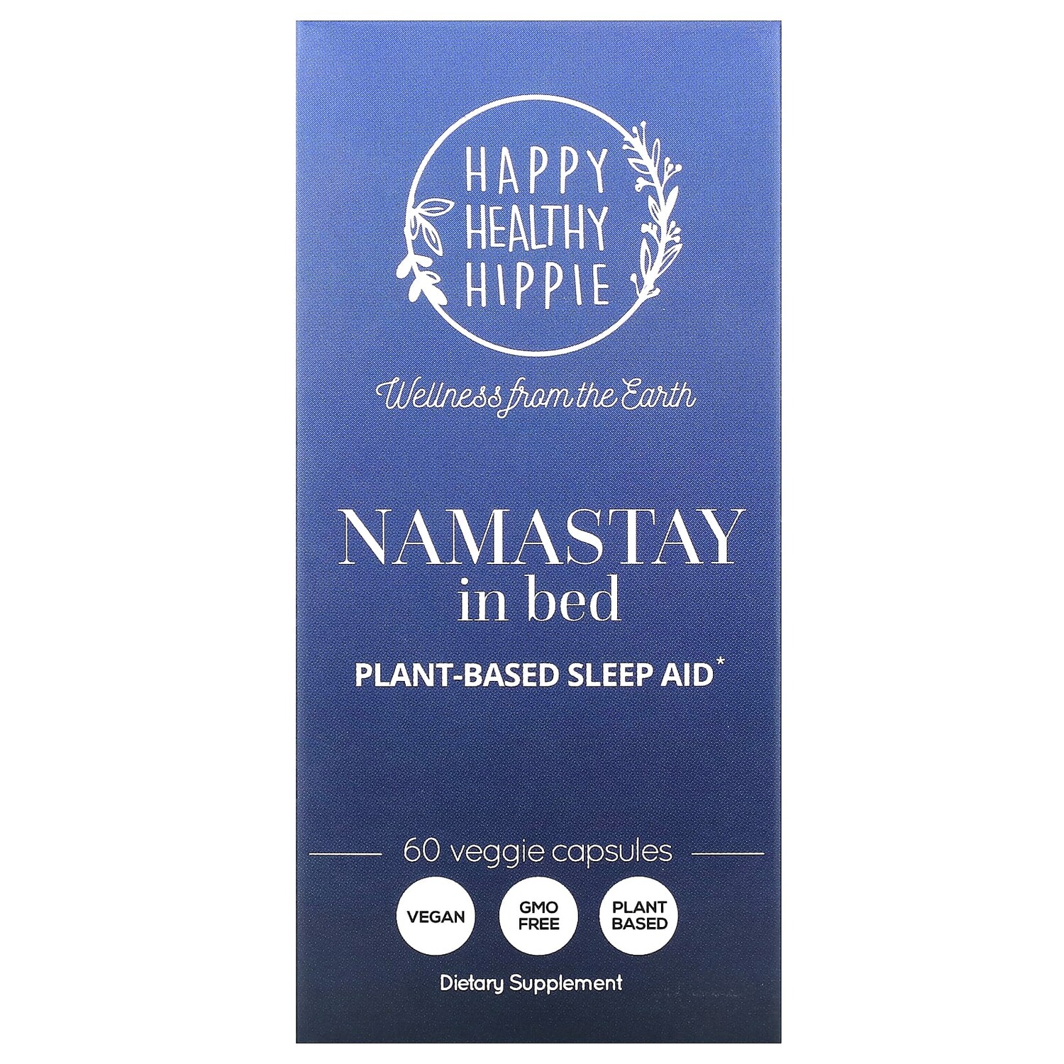 Namastay In Bed, снотворное на растительной основе, 60 растительных капсул, Happy Healthy Hippie
Namastay In Bed, снотворное на растительной основе, 60 растительных капсул, Happy Healthy Hippie