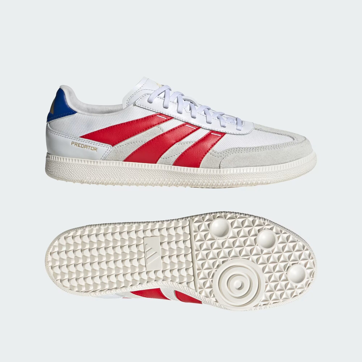 Футбольные бутсы Predator 24 League Low для фристайла Adidas, цвет Cloud White/Better Scarlet/Royal Blue
Футбольные бутсы Predator 24 League Low для фристайла Adidas, цвет Cloud White/Better Scarlet/Royal Blue