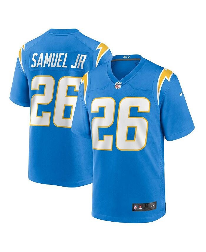 Мужская футболка Asante Samuel Jr. Powder Blue Los Angeles Chargers Game Player Nike, синий
Мужская футболка Asante Samuel Jr. Powder Blue Los Angeles Chargers Game Player Nike, синий