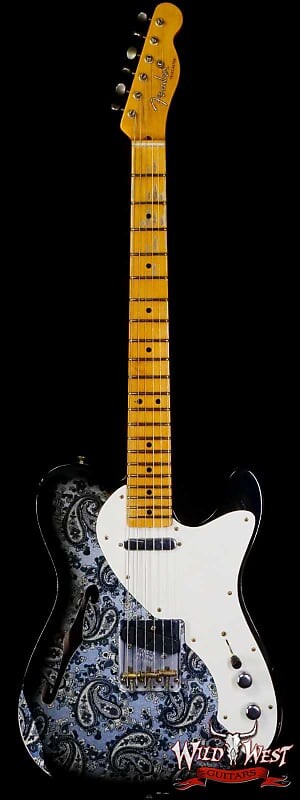 Электрогитара Fender Custom Shop 50s Thinline Telecaster Hand-Wound Pickups Maple Neck Relic Black Paisley
Электрогитара Fender Custom Shop 50s Thinline Telecaster Hand-Wound Pickups Maple Neck Relic Black Paisley