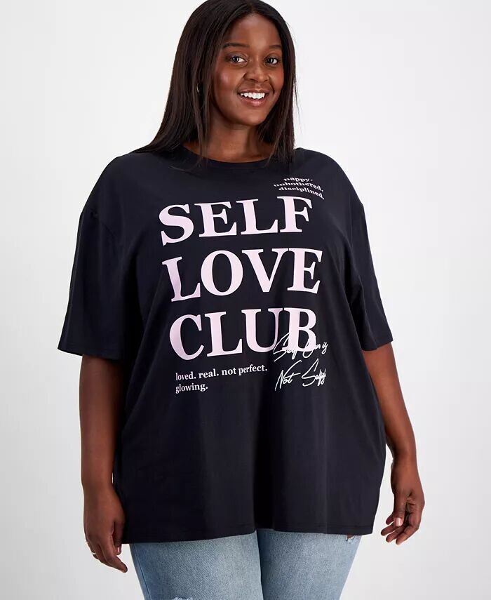 Модная футболка с рисунком Self Love Club больших размеров Grayson Threads, The Label, черный
Модная футболка с рисунком Self Love Club больших размеров Grayson Threads, The Label, черный