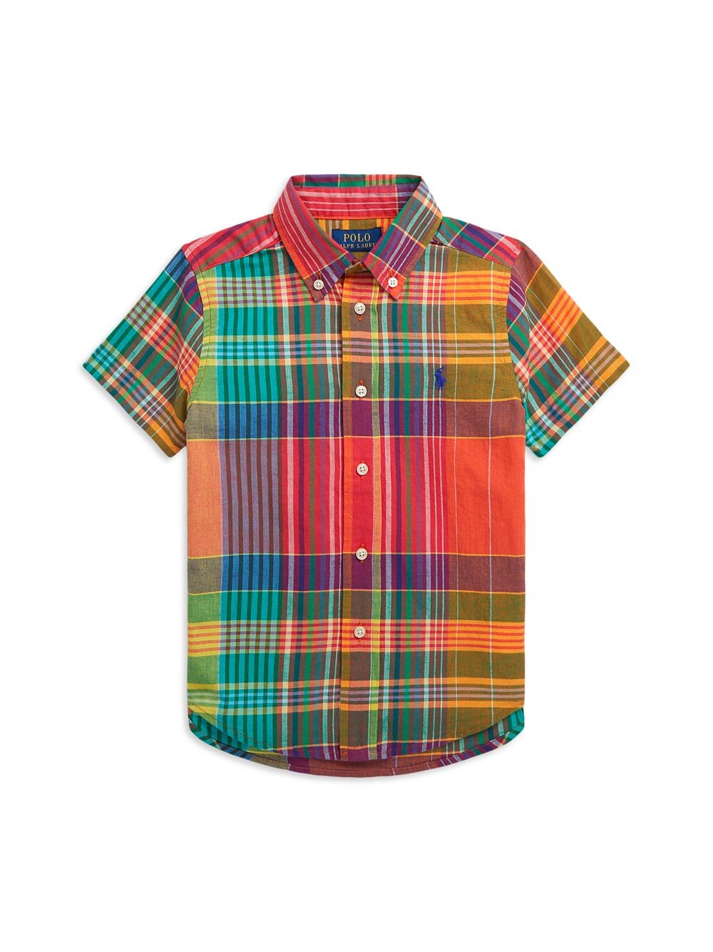 Рубашка с короткими рукавами в клетку Little Boy's & Boy's Madras Polo Ralph Lauren, оранжевый
Рубашка с короткими рукавами в клетку Little Boy's & Boy's Madras Polo Ralph Lauren, оранжевый