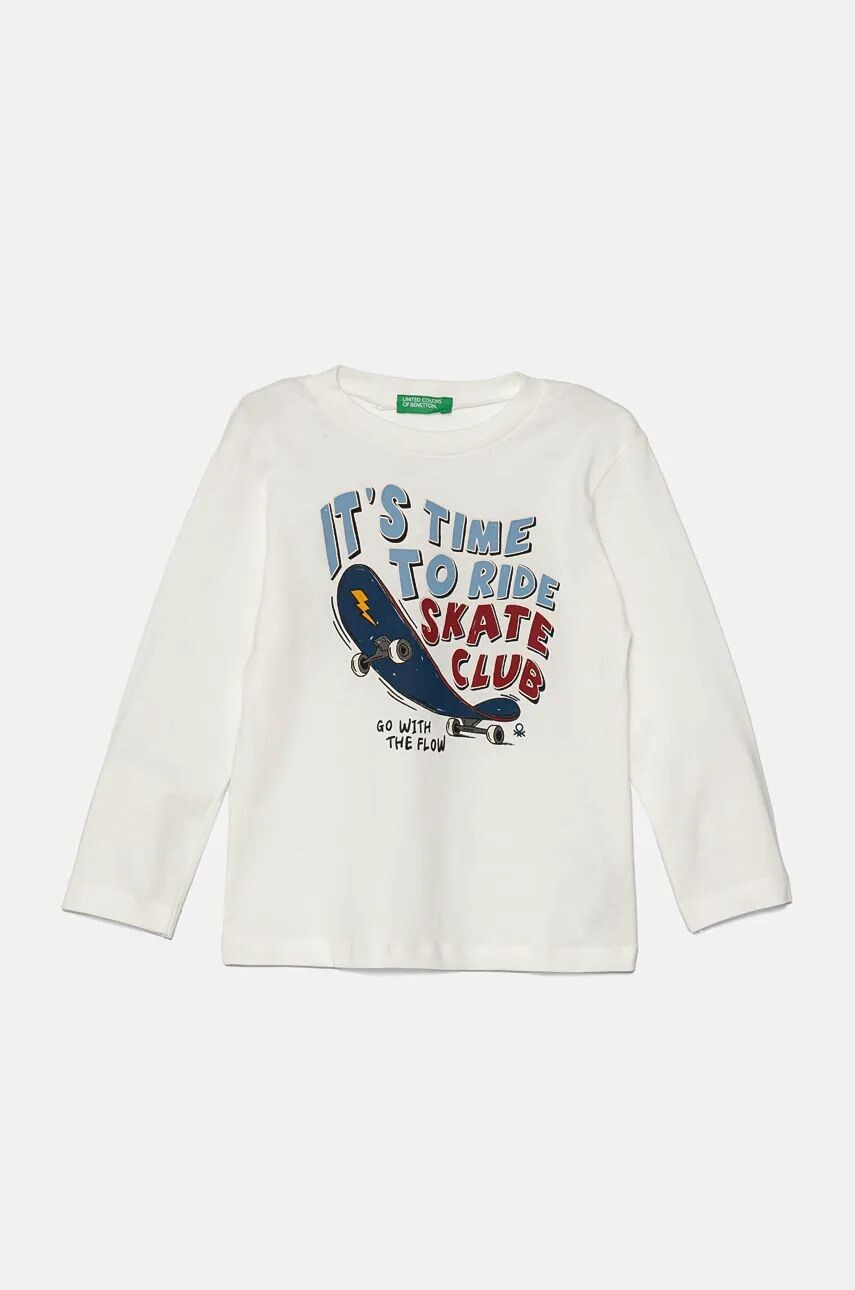 Хлопковая рубашка с длинными рукавами United Colors of Benetton для мальчиков, белый
Хлопковая рубашка с длинными рукавами United Colors of Benetton для мальчиков, белый