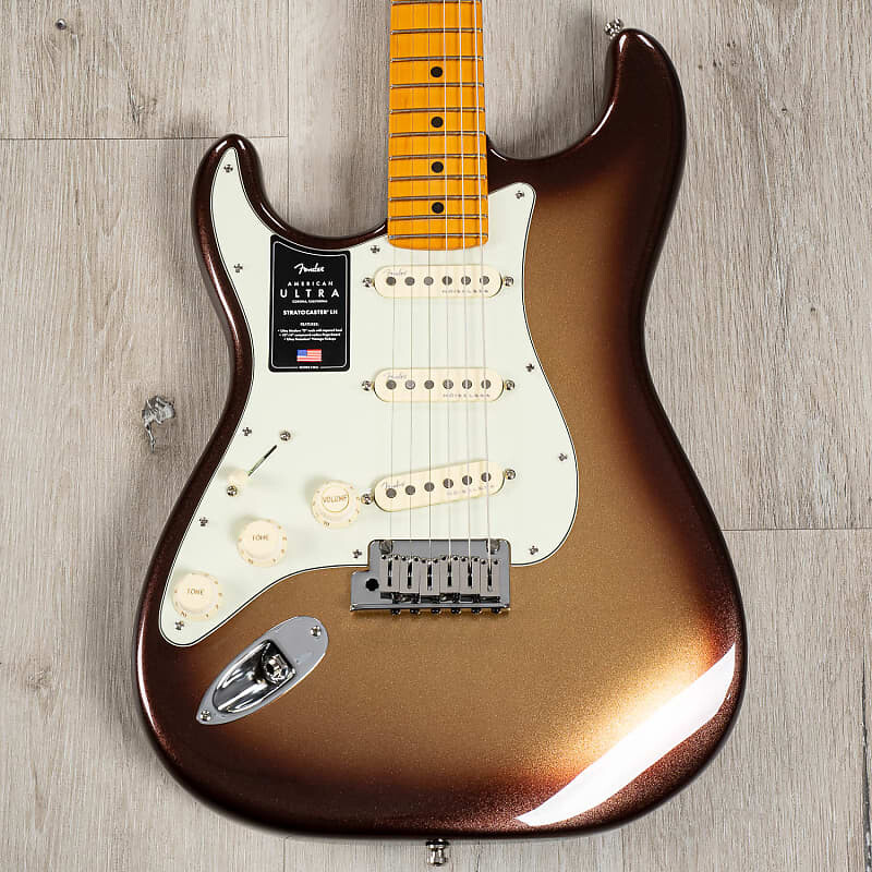 Электрогитара Fender American Ultra Stratocaster Left-Hand Guitar, Maple Fretboard Mocha Burst
Электрогитара Fender American Ultra Stratocaster Left-Hand Guitar, Maple Fretboard Mocha Burst