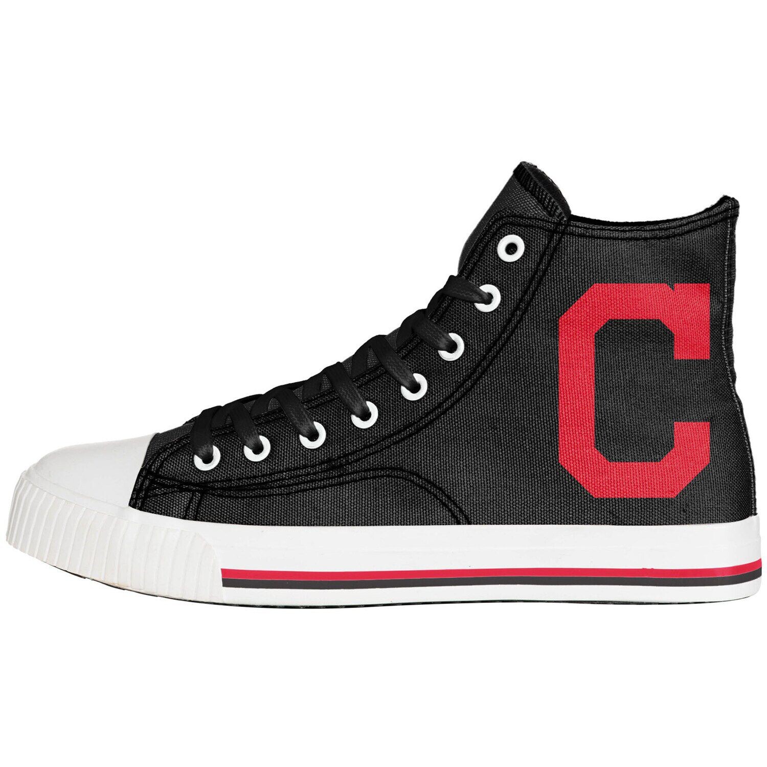 Мужские высокие парусиновые туфли с большим логотипом FOCO Cleveland Indians
Мужские высокие парусиновые туфли с большим логотипом FOCO Cleveland Indians