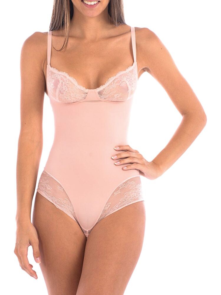 Корректирующее боди с кружевной отделкой Body Beautiful Shapewear, цвет Blush
Корректирующее боди с кружевной отделкой Body Beautiful Shapewear, цвет Blush
