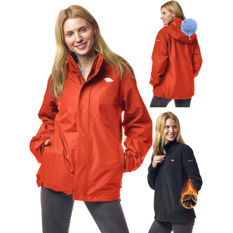 3in1 Smart Jacket – водонепроницаемая куртка на флисовой молнии – для женщин VALKENTAL, цвет rot
3in1 Smart Jacket – водонепроницаемая куртка на флисовой молнии – для женщин VALKENTAL, цвет rot