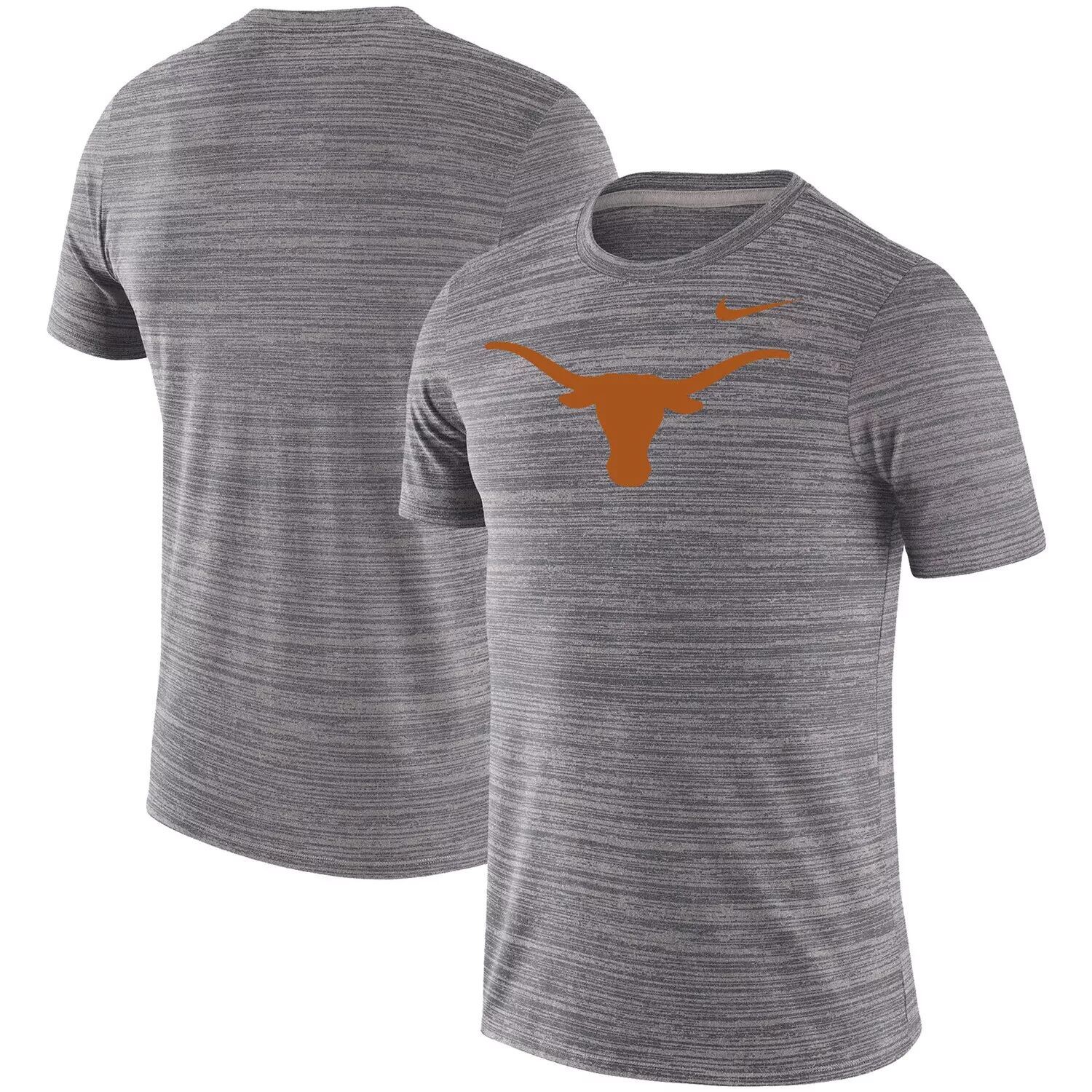 Мужская темно-серая футболка Texas Longhorns Big & Tall Velocity Performance Nike, Серый
Мужская темно-серая футболка Texas Longhorns Big & Tall Velocity Performance Nike, Серый