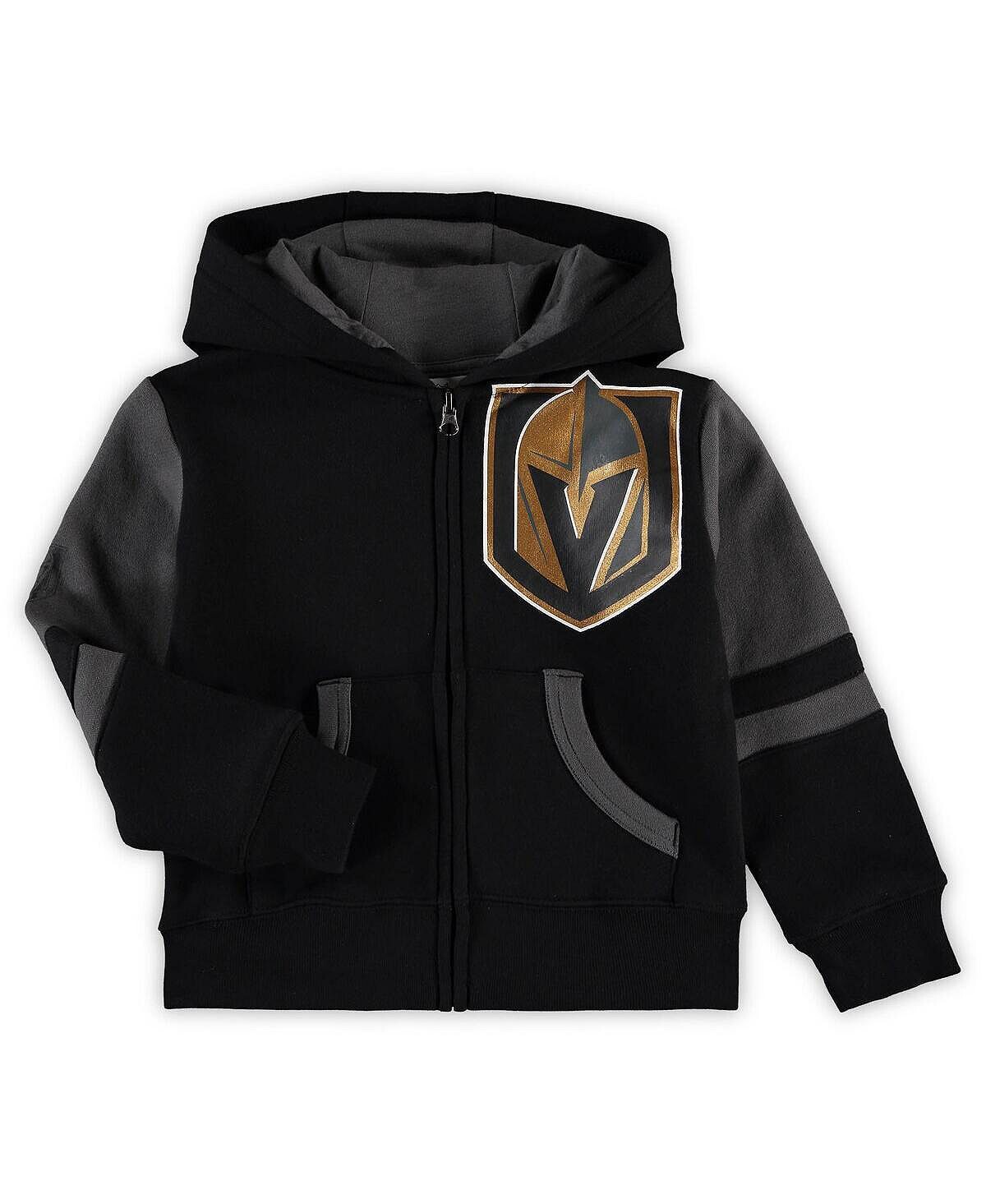 Черная флисовая куртка с капюшоном и молнией во всю длину Little Boys Vegas Golden Knights Faceoff Outerstuff
Черная флисовая куртка с капюшоном и молнией во всю длину Little Boys Vegas Golden Knights Faceoff Outerstuff