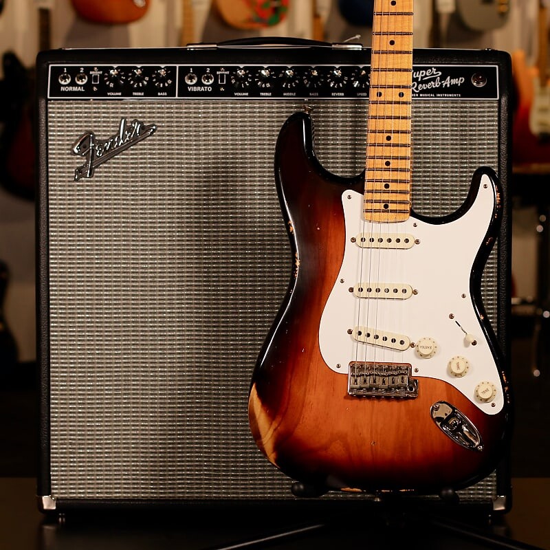 Электрогитара Fender Custom Shop LTD 1956 Relic Stratocaster - Wide Fade 2-Tone Sunburst
Электрогитара Fender Custom Shop LTD 1956 Relic Stratocaster - Wide Fade 2-Tone Sunburst
