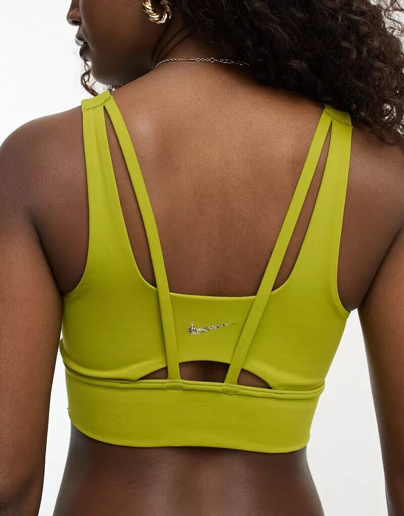 Коричневый спортивный бюстгальтер с легкой поддержкой Nike Yoga Alate Dri-Fit, Зеленый
Коричневый спортивный бюстгальтер с легкой поддержкой Nike Yoga Alate Dri-Fit, Зеленый