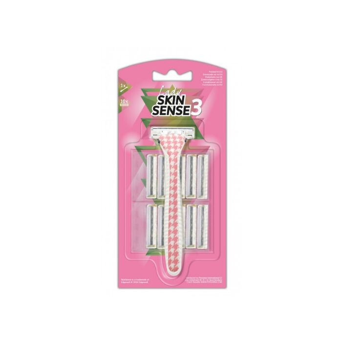 Набор косметики Skin Sense 3 Lady Maquinilla + 10 Recambios Wilkinson, Set 11 productos
Набор косметики Skin Sense 3 Lady Maquinilla + 10 Recambios Wilkinson, Set 11 productos