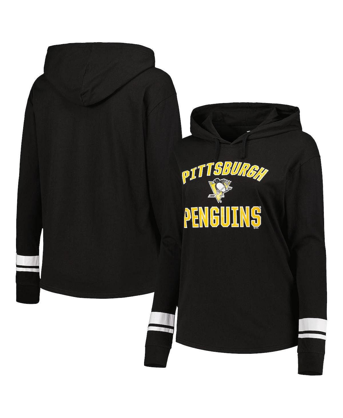 Женская черная куртка с капюшоном и пуловером больших размеров Pittsburgh Penguins с цветными блоками Profile, черный
Женская черная куртка с капюшоном и пуловером больших размеров Pittsburgh Penguins с цветными блоками Profile, черный