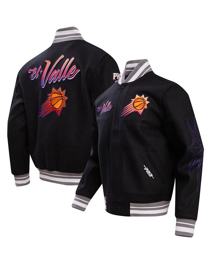 Мужская университетская куртка с молнией во всю длину Black Phoenix Suns 2023/24 City Edition Pro Standard, черный
Мужская университетская куртка с молнией во всю длину Black Phoenix Suns 2023/24 City Edition Pro Standard, черный