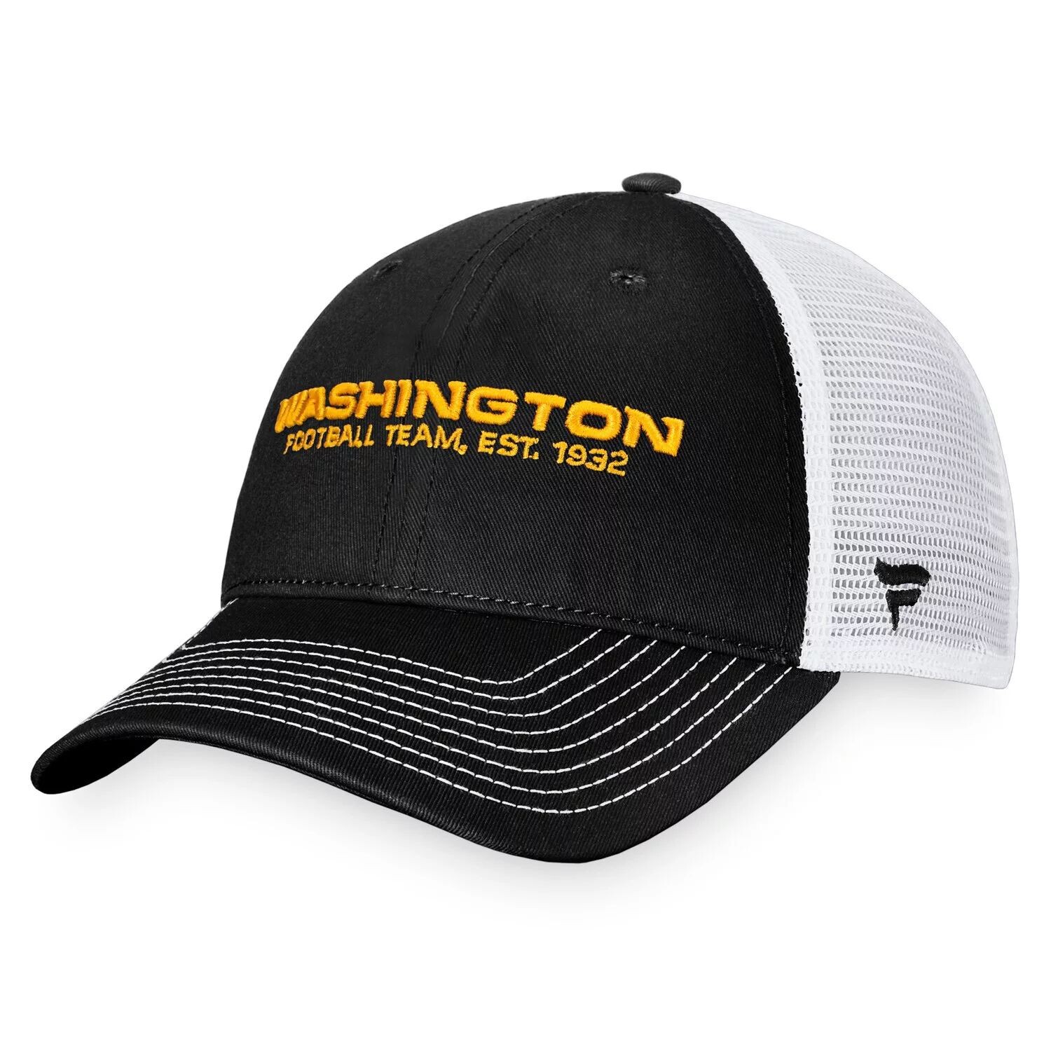 Мужская черно-белая фирменная кепка Fanatics Washington Commanders Fundamental Alternate Trucker Snapback
Мужская черно-белая фирменная кепка Fanatics Washington Commanders Fundamental Alternate Trucker Snapback