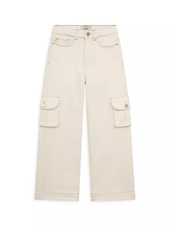 Широкие брюки-карго Lily для маленьких девочек и девочек Dl1961 Premium Denim, цвет eggshell cargo
Широкие брюки-карго Lily для маленьких девочек и девочек Dl1961 Premium Denim, цвет eggshell cargo