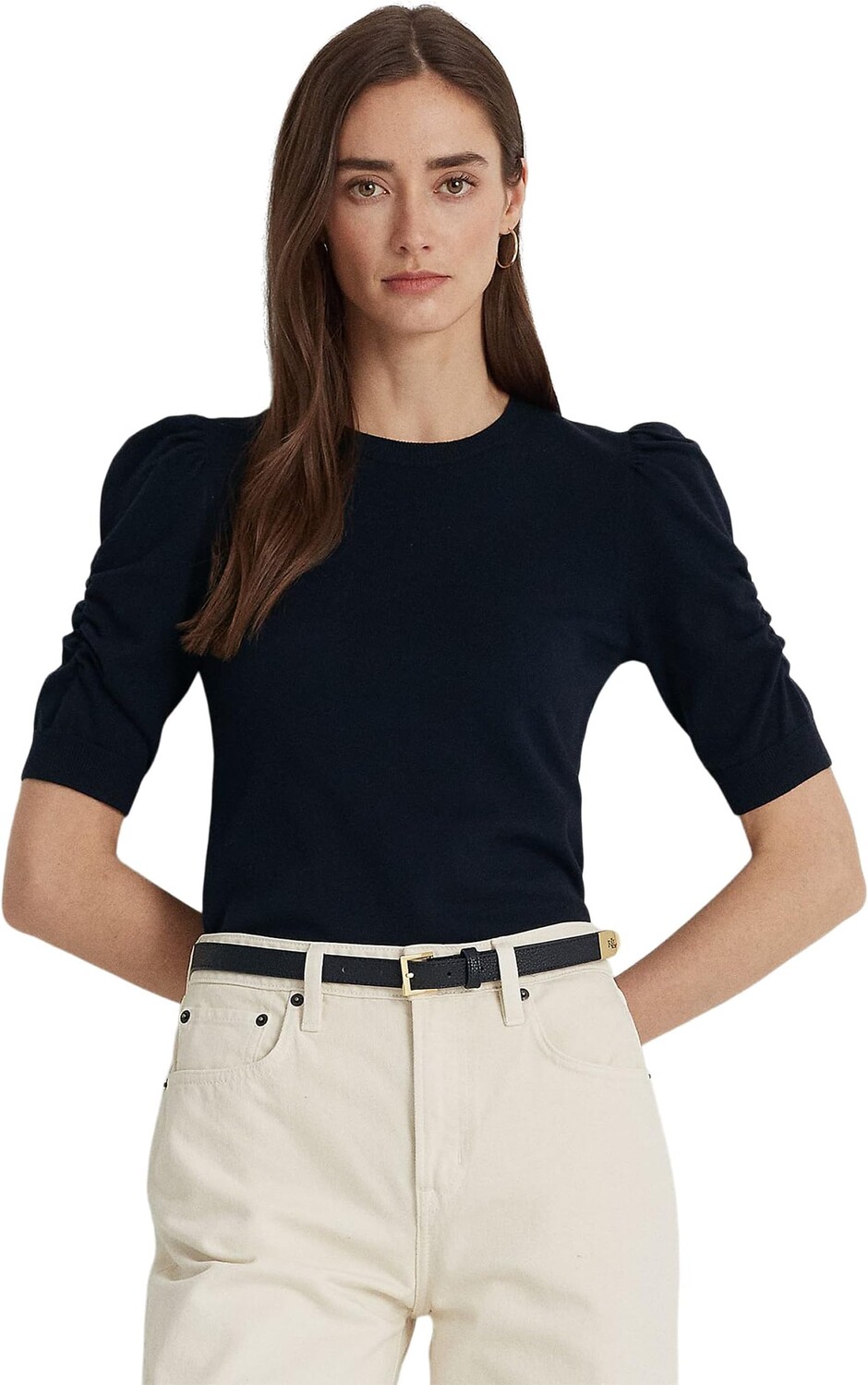Свитер из хлопковой смеси с пышными рукавами LAUREN Ralph Lauren, цвет Lauren Navy
Свитер из хлопковой смеси с пышными рукавами LAUREN Ralph Lauren, цвет Lauren Navy