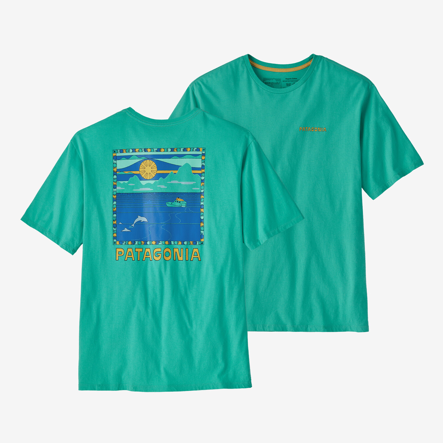 Мужская футболка Summit Swell из органического материала Patagonia, цвет Fresh Teal
Мужская футболка Summit Swell из органического материала Patagonia, цвет Fresh Teal