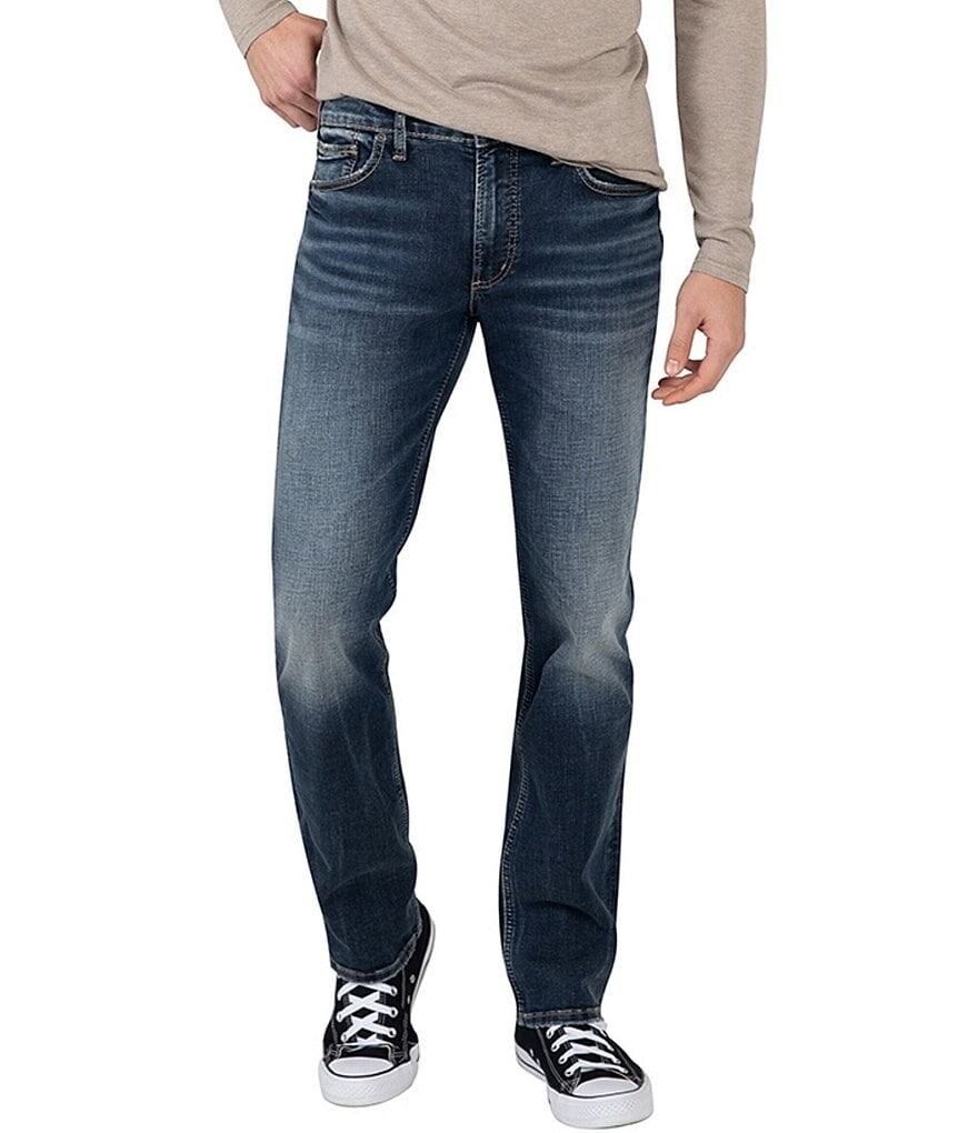 Silver Jeans Co. Allan Классический крой, прямые брюки, функциональные эластичные джинсы, синий
Silver Jeans Co. Allan Классический крой, прямые брюки, функциональные эластичные джинсы, синий