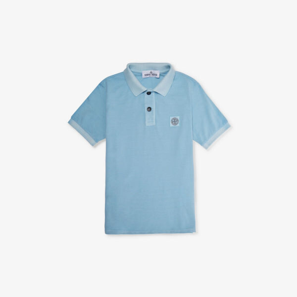 Рубашка-поло из хлопкового пике с фирменной нашивкой, 4–14 лет Stone Island, синий
Рубашка-поло из хлопкового пике с фирменной нашивкой, 4–14 лет Stone Island, синий