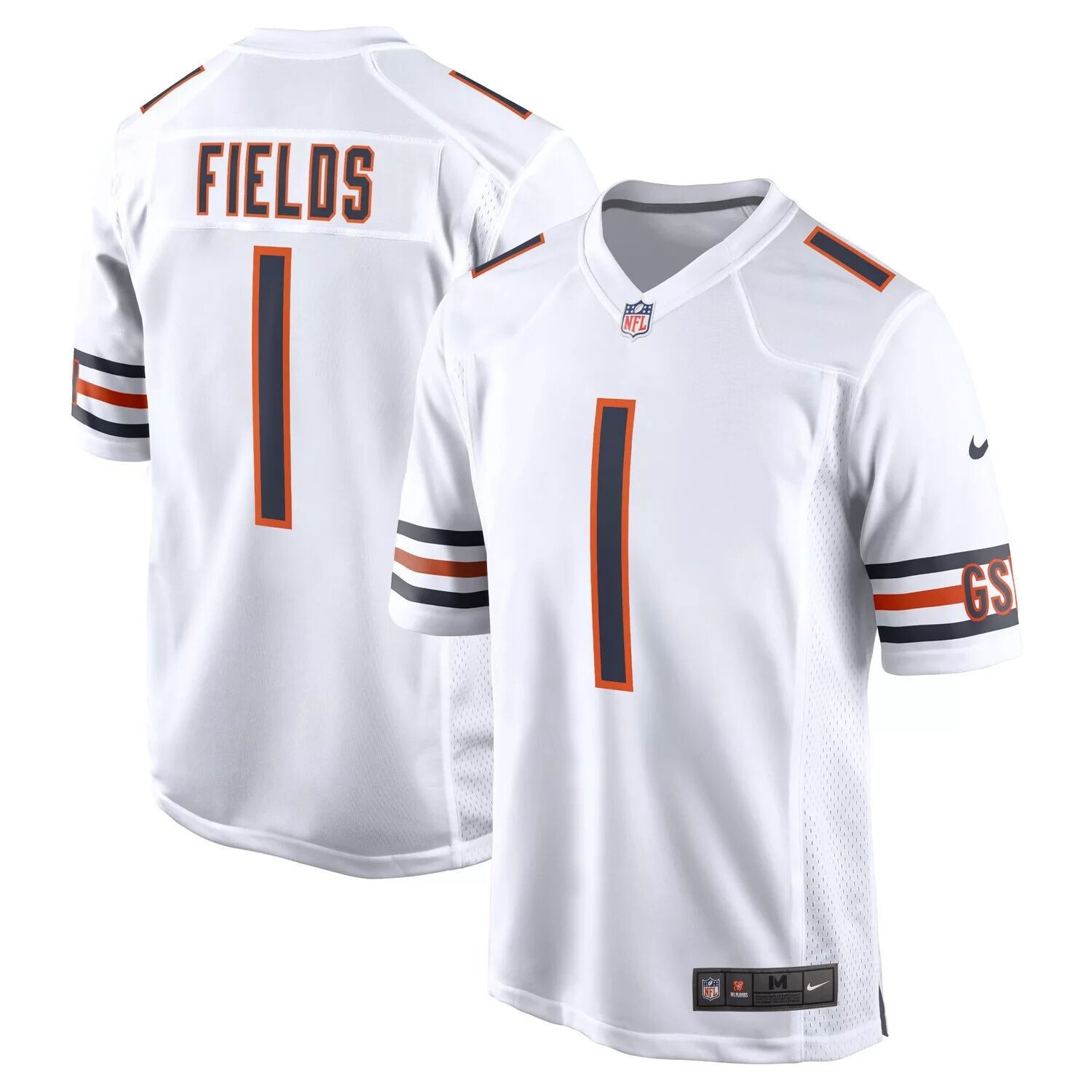 Молодежная игровая майка Nike Justin Fields White Chicago Bears 2021 драфта НФЛ 2021 года Nike
Молодежная игровая майка Nike Justin Fields White Chicago Bears 2021 драфта НФЛ 2021 года Nike