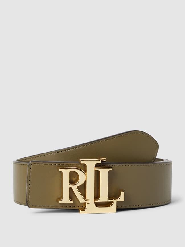 Кожаный ремень с пряжкой металлик, модель REV Lauren Ralph Lauren, оливково-зеленый
Кожаный ремень с пряжкой металлик, модель REV Lauren Ralph Lauren, оливково-зеленый
