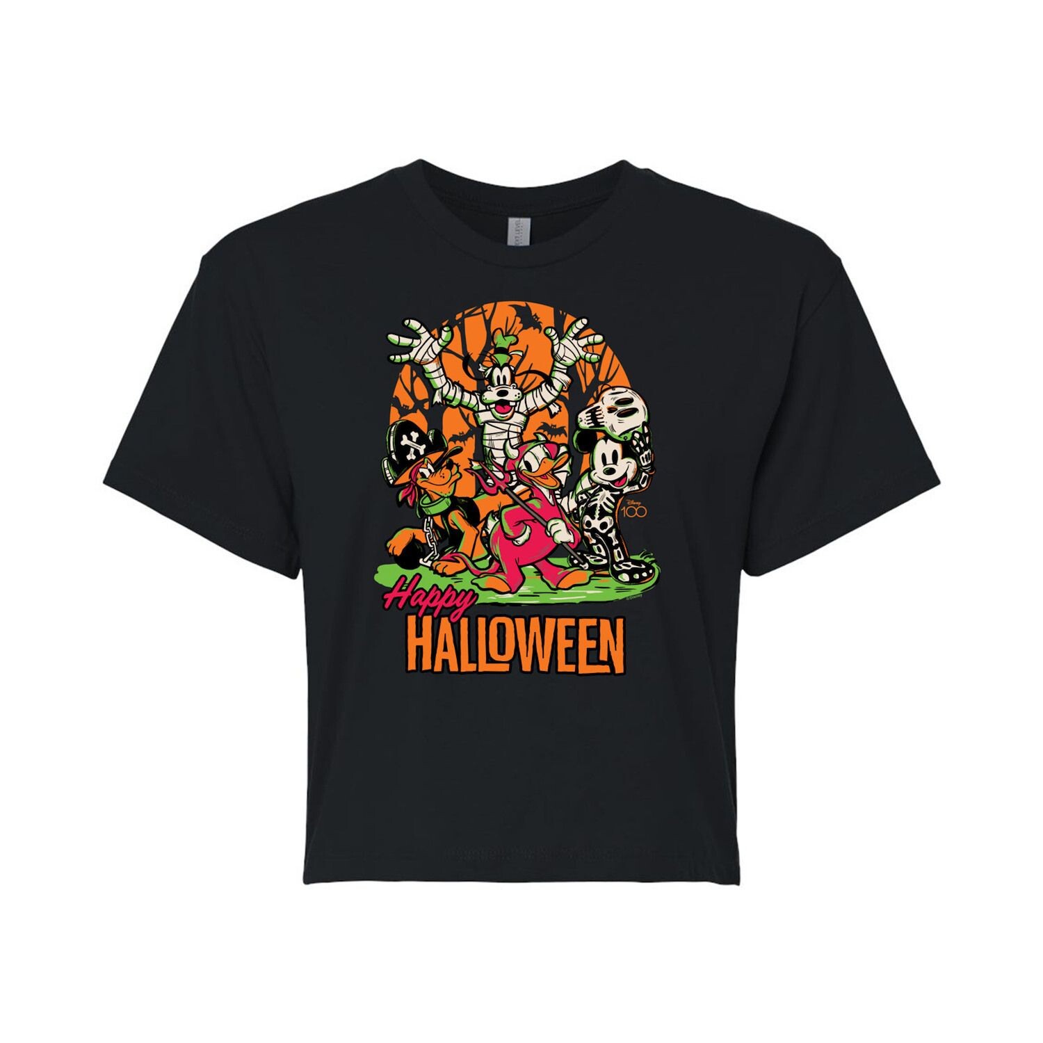 Укороченная футболка с рисунком Disney 100 Juniors Happy Halloween Licensed Character
Укороченная футболка с рисунком Disney 100 Juniors Happy Halloween Licensed Character