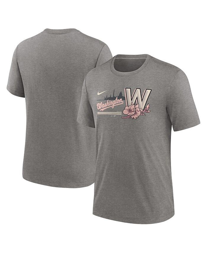 Мужская футболка Heather Charcoal Washington Nationals City Connect Tri-Blend Nike, черный
Мужская футболка Heather Charcoal Washington Nationals City Connect Tri-Blend Nike, черный